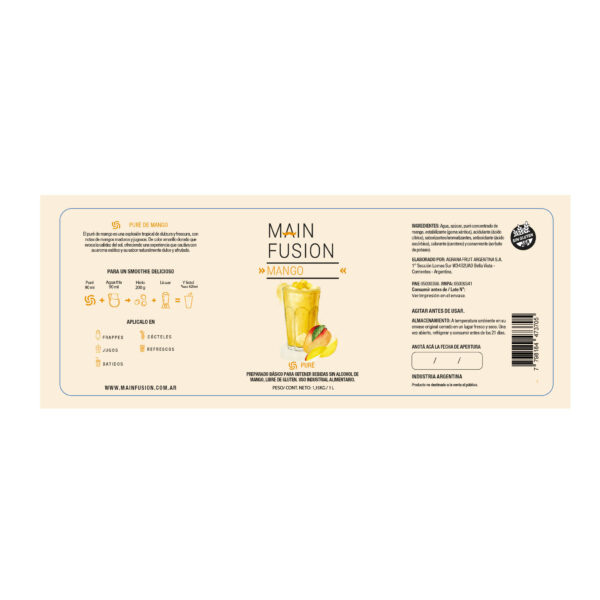 PURÉ MANGO<br>MAIN FUSION - Imagen 2