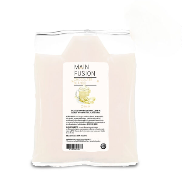 SALSA CHOCOLATE BLANCO<br>MAIN FUSION