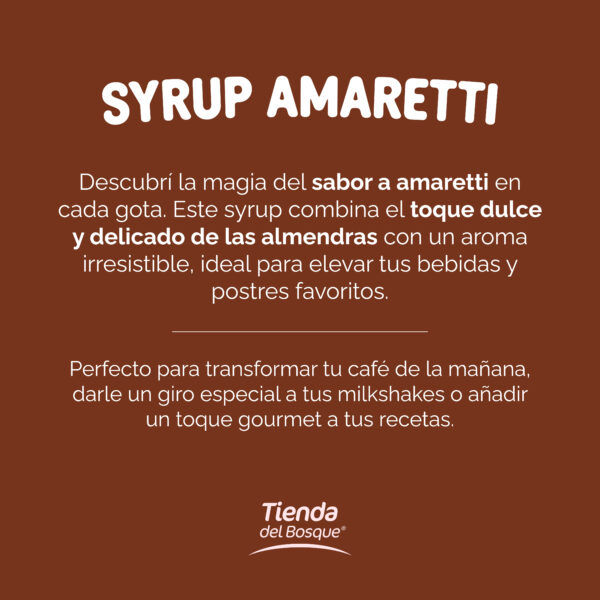 SYRUP AMARETTI <br> CREMUCCINO - Imagen 2