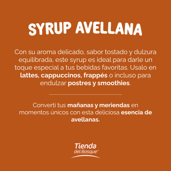 SYRUP AVELLANA<br>CREMUCCINO - Imagen 2