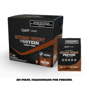 PROTEINA HIDROLIZADA DE SUERO DE LECHE <br> CON COLAGENO SABOR CHOCOLATE DULKRE